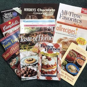 Lot of 12 Recipe Booklets Cookbooks Pamphlets Flyers Taste‎ Home Hershey